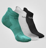 Load image into Gallery viewer, Kijike Bamboo Unisex Ankle Socks. 3 Pairs