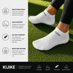 Load image into Gallery viewer, Kijike Bamboo Unisex Ankle Socks. 4 Pairs

