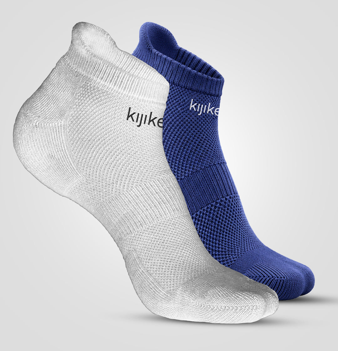Kijike Bamboo Unisex Ankle Socks. 2 Pairs
